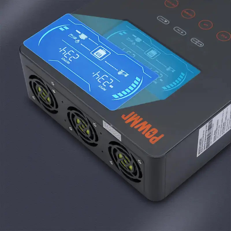 PowMr USA 4000W 24V Hybrid Solar Inverter Charger 100/110/120V AC Pure Sine Wave 140A MPPT Charger Max 5600W PV 55-350V DC Off Grid Inverter for Lead Acid AGM Gel Lithium Battery Home Emergency Solar Power System