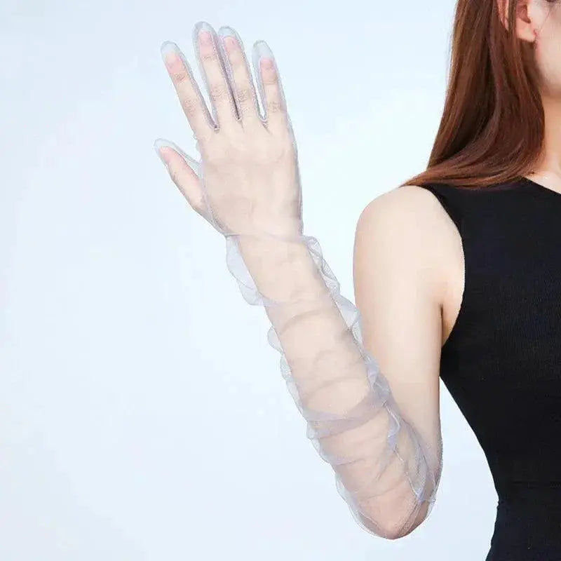 Sunshield Elegance Driving Gloves UV Protection Fashion
