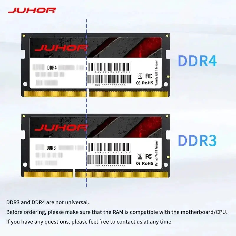 Juhor DDR4 RAM 8GB 16GB High Performance Memory Upgrade