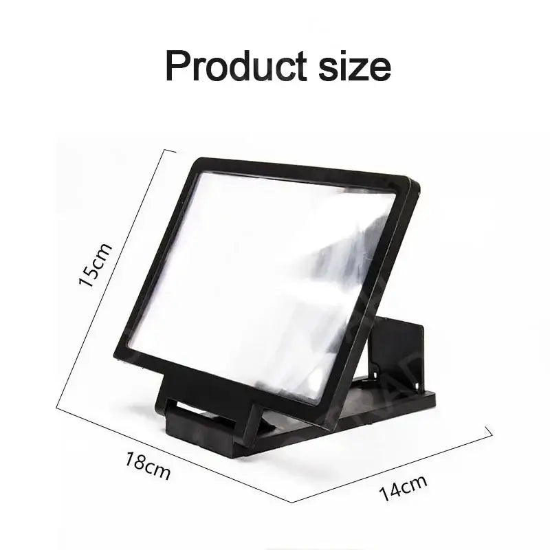 Universal HD 3D Screen Magnifier for Phone – Foldable Stand with Large Display Holder for Movies, Games & Video Calls
