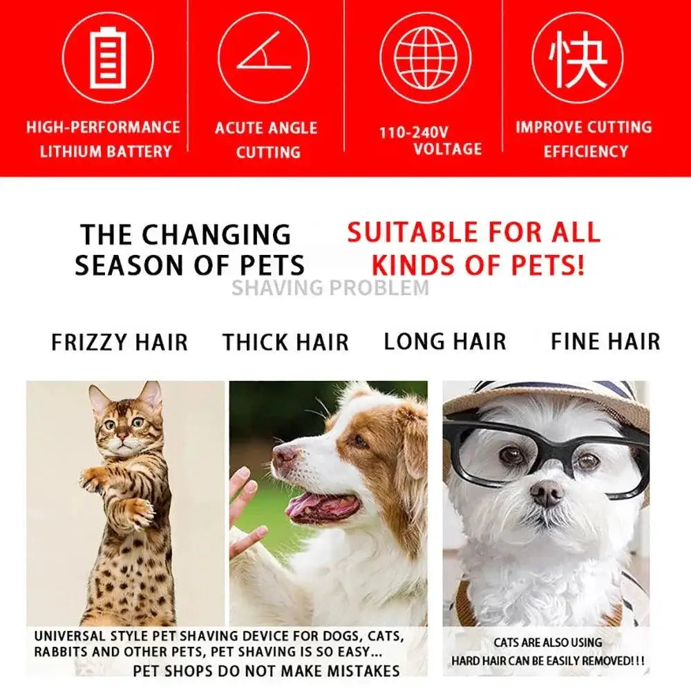 Pet Grooming Clipper Set For A Fresh Look At Home Everyday
