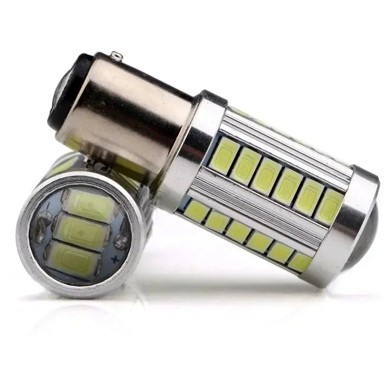 2x 1156 LED Bulbs BA15S P21W BAY15D 33SMD 12V Vehicle