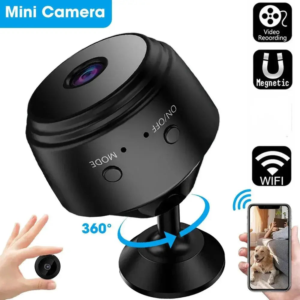 1080P HD WiFi Mini Camera With Motion Detection 360 Rotation