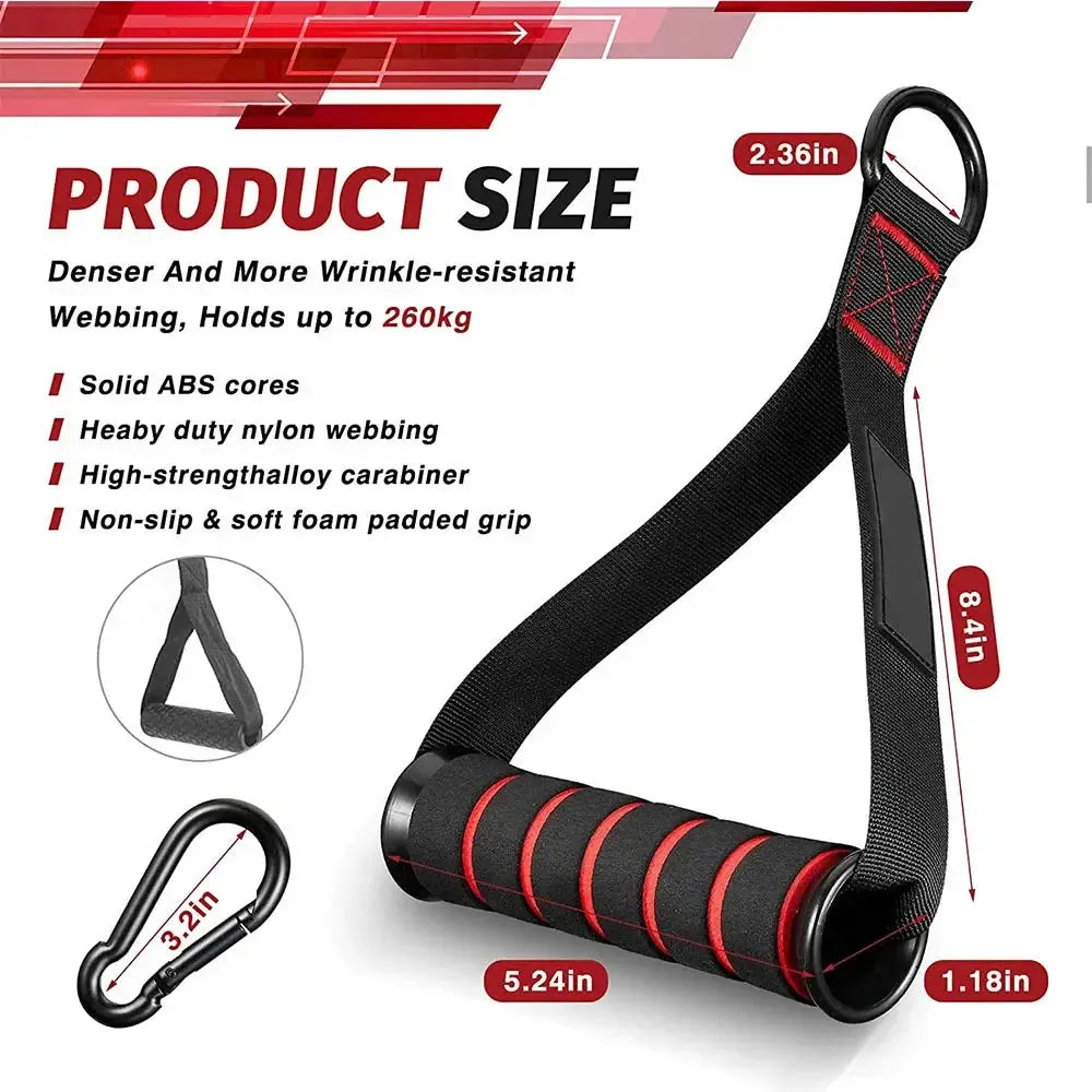 Heavy Duty D Ring Cable Machine Handles for Home Gym