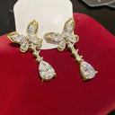 Drop Moissanite Earrings