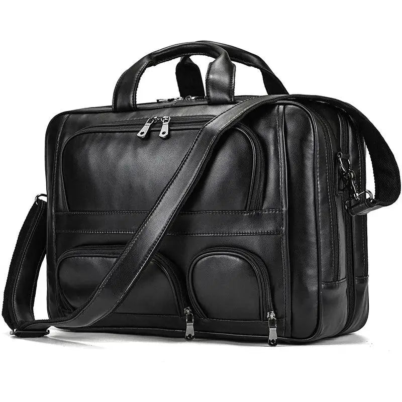Leather Briefcase for Work Travel — product view 13