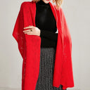 Cutout Knit Winter Scarf