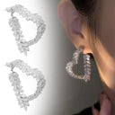 Luxury Wheat Earrings Shiny Zircon Party Charm Jewelry