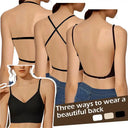 Women Invisible Deep U Plunge Bra