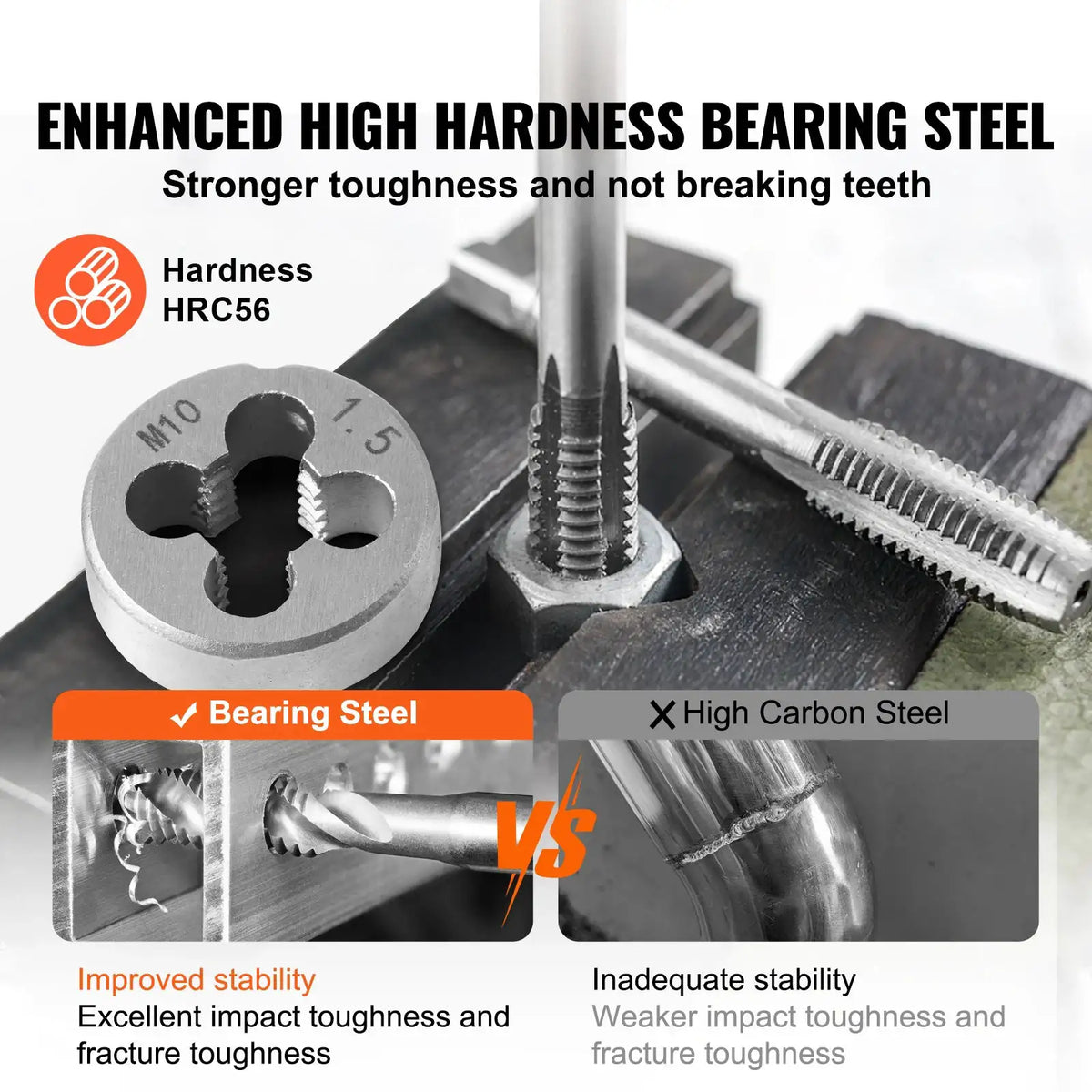Piece Metric Sae Tap Die Set — product view 2
