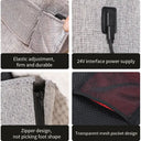 660nm Red Light Heating Foot Wrap Boots Massager with 3 Modes, Daily Care Soothes Joints & Eases Fatigue