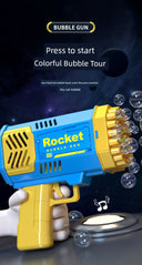 Arrival Bubble Machine Male Baby Toy Bazooka