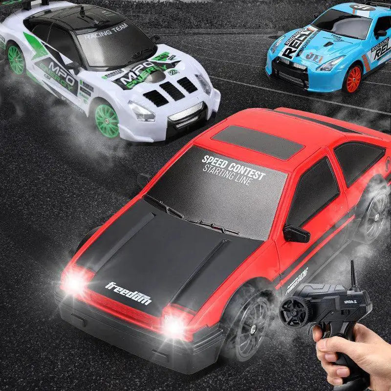 High Speed 4WD Drift RC Car AE86 GTR Racing Toy For Kids