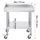 SucceBuy Stainless Steel Work Table