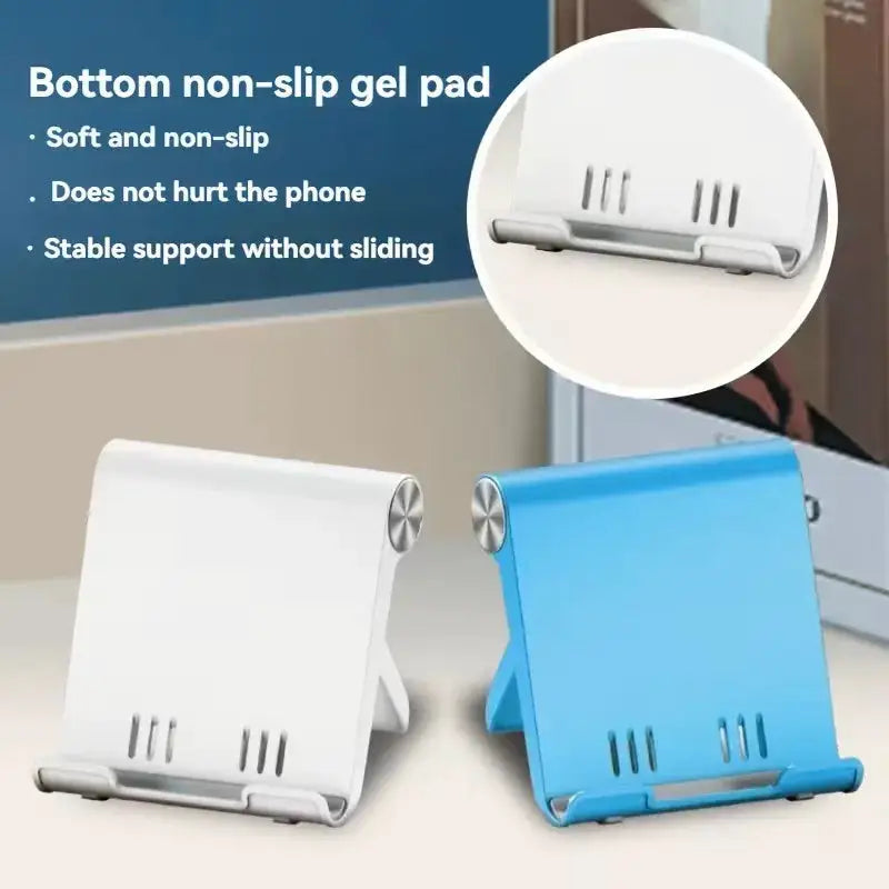 Adjustable Phone Holder Stand Portable Foldable Desktop Phone Support Universal Cell Phone Stand for iPhone, Samsung