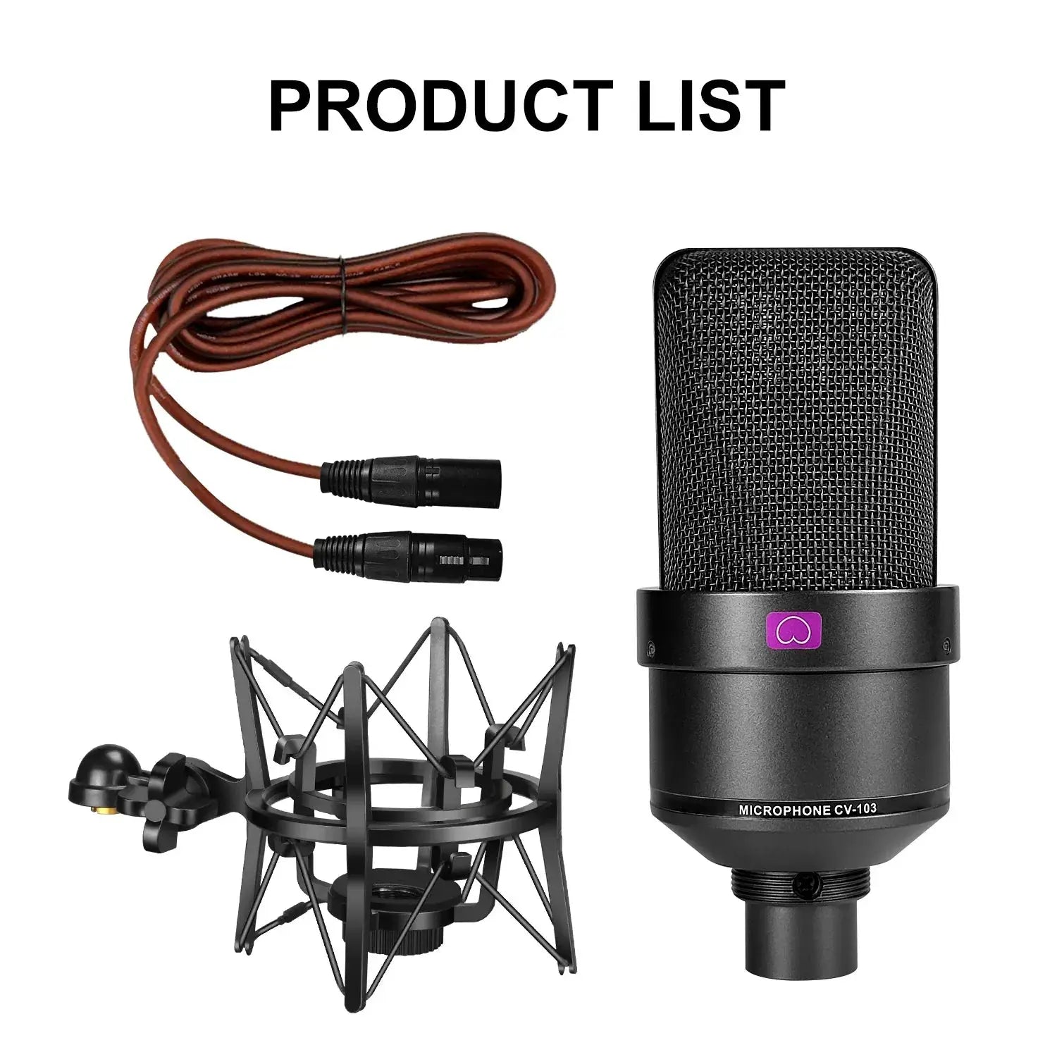 TLM-103 XLR Condenser Microphone for Recording and Streaming