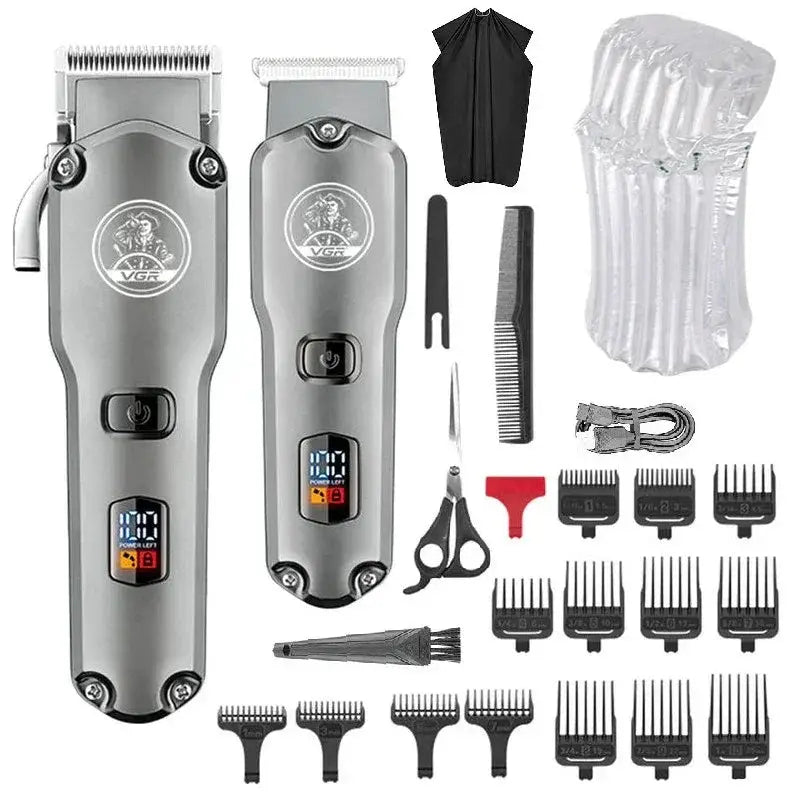 Professional Hair Clipper Electric Trimmer Kit For Men