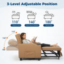 USB Adjustable Upholstered Couch