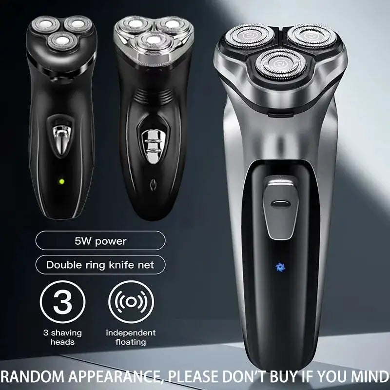 Blackstone USB Rechargeable Rotary Shaver for Men 3D Floating Blade Washable Beard Shaving Machine Electrical Facial Hair Trimme