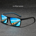 Unisex Vintage Square Polarized Sunglasses UV400 Protection