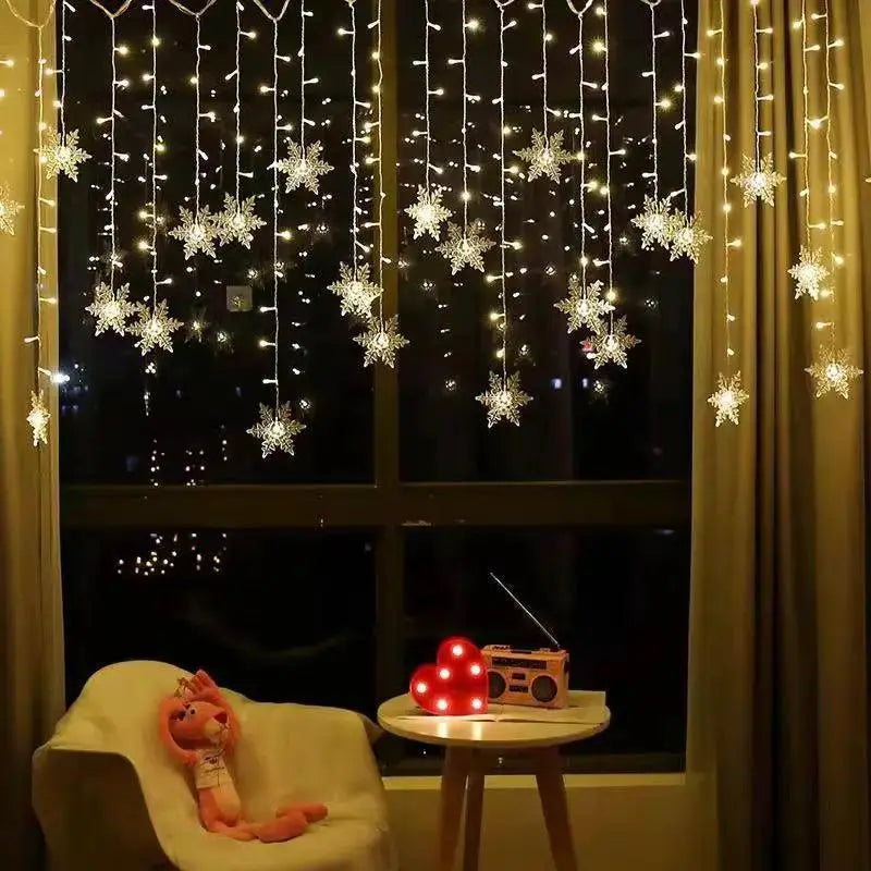 Enchanting LED Snowflake Lights for Magical Christmas Decor