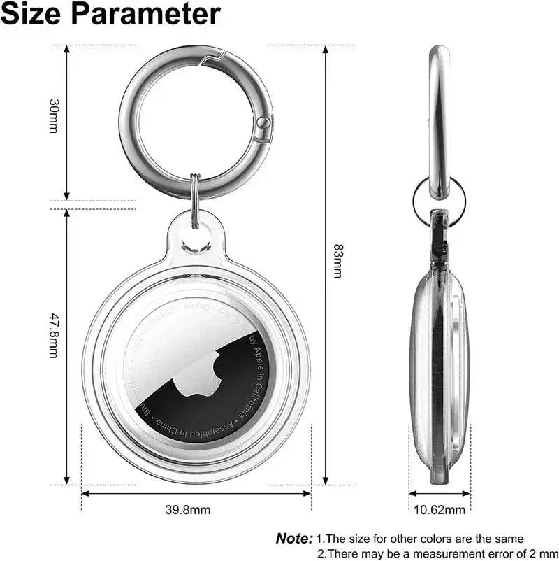 Waterproof AirTag Keychain Holder Case For Apple AirTag