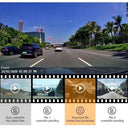 4K Dash Cam With 24H Parking WiFi App Live View GPS