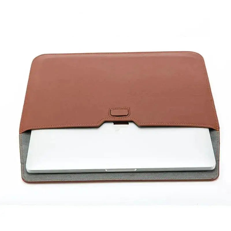 Premium Leather Laptop Sleeve PU Cover For MacBook Huawei