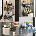 Aluminum Bathroom Shower Caddy: Space-Saving Corner Organizer