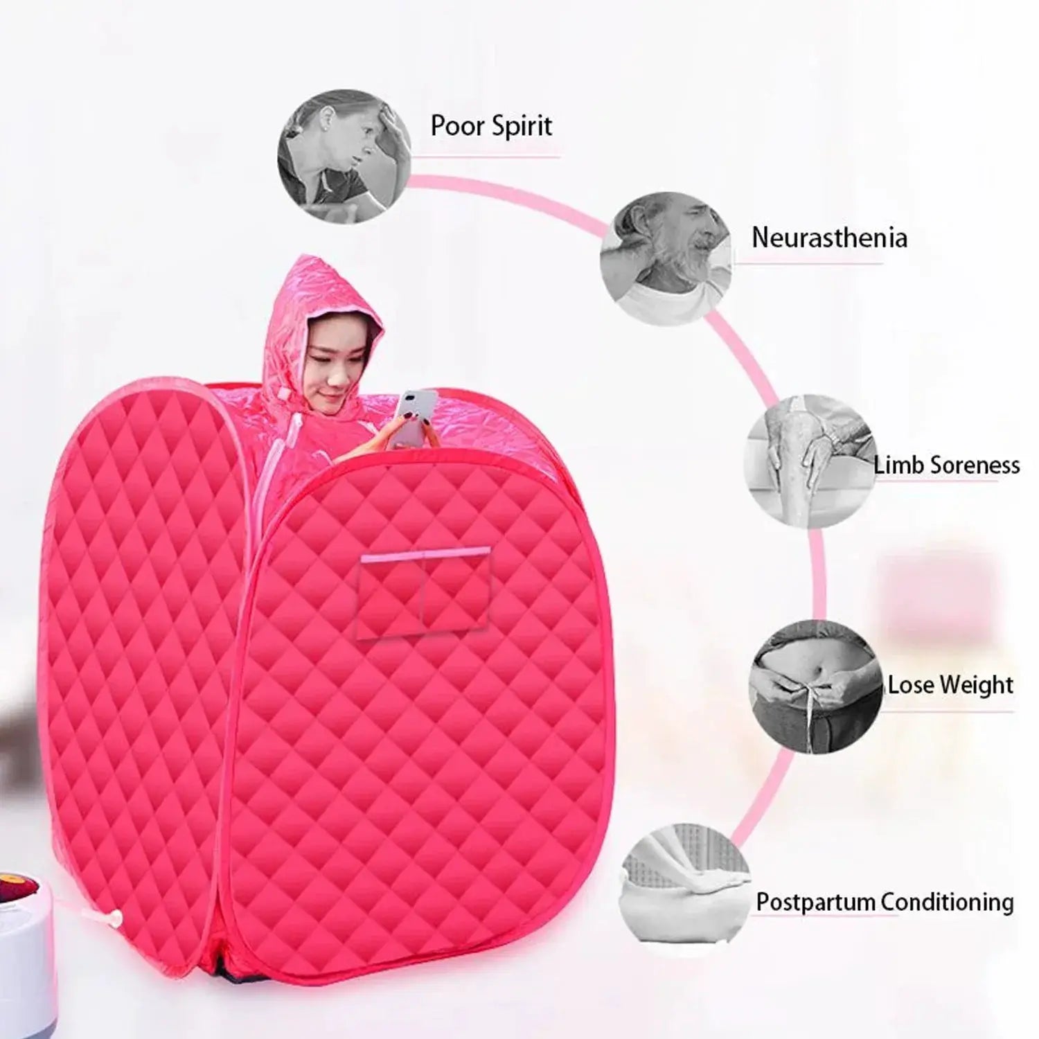 Portable Folding Sauna Spa Room Tent Box For Slimming - OurLum.com