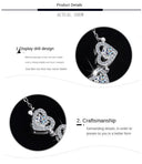 Sterling Silver S925 Four-Leaf Clover Necklace for Women