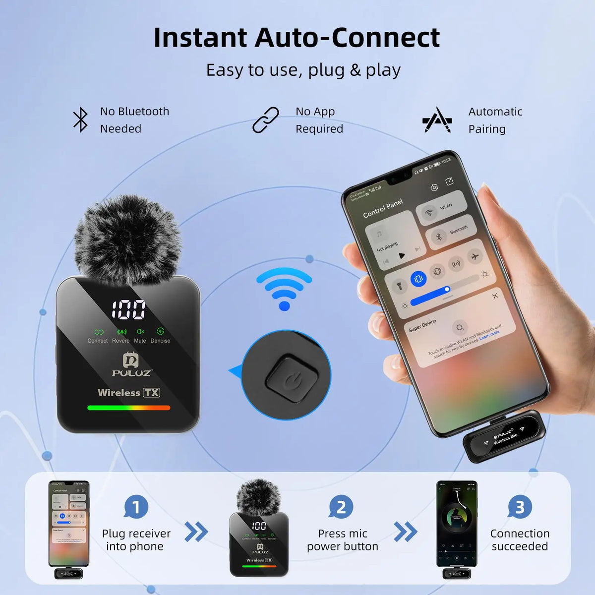 PULUZ Microphone Clearer