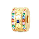 Charm Beads Sterling Silver Golden