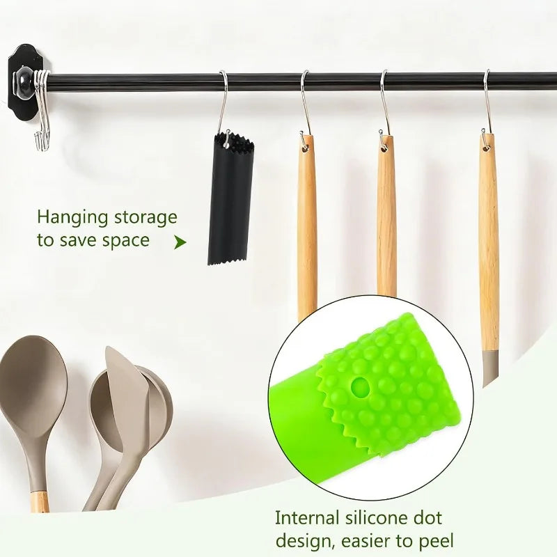 Garlic Peelers, Inches Silicone Garlic Skin Remover - Effortless — product view 4