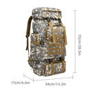 Rilibegan Military Men Travel Backpack Tactical Climbing Bag