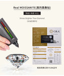 1.18 Carat S925 Silver Fringe Ear Clips Minimalist Moissanite Earrings Women