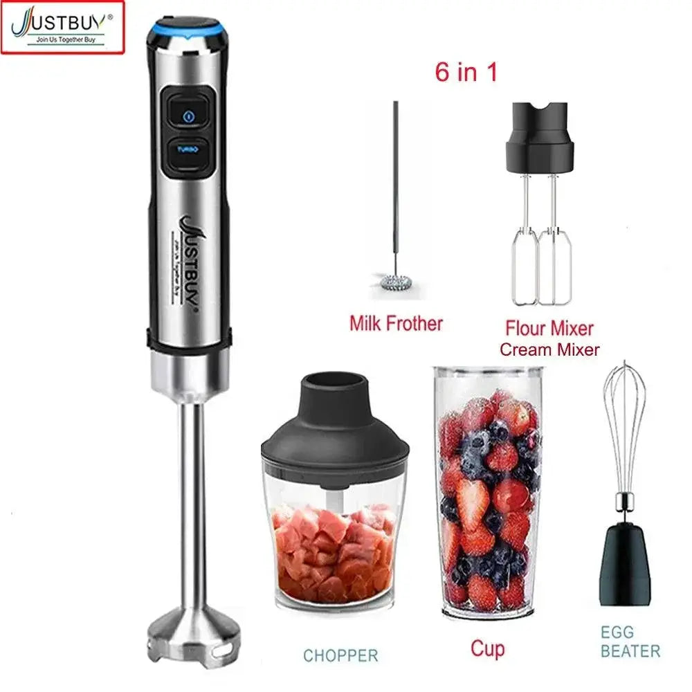 Led Factory Price 1500W 6 In 1 Electric Stick Blender