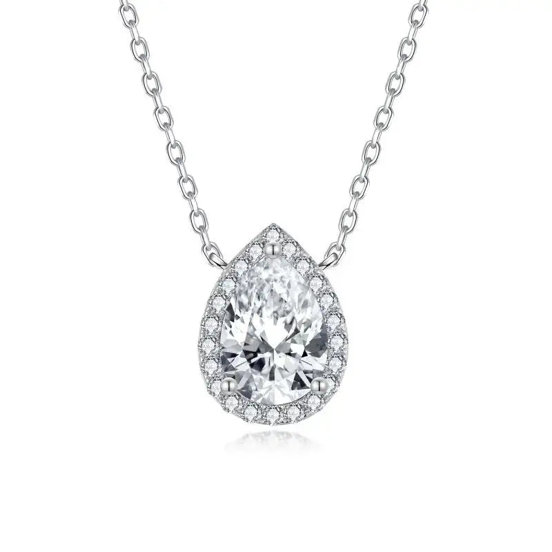 Sterling Silver Moissanite Pendant — product image 7