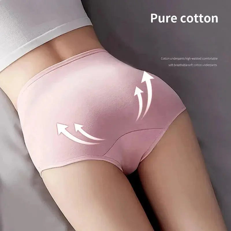Cotton High Waist Shapewear Bundle Plus Size Women