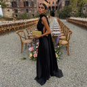 Elegant Satin Gown for Women Evening