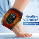 Electric Ankle Heated Vibration Massager 3 Mode 4 Level Hot Compress Timer Massage Support Ankle Brace Fascia Muscle Relax Care