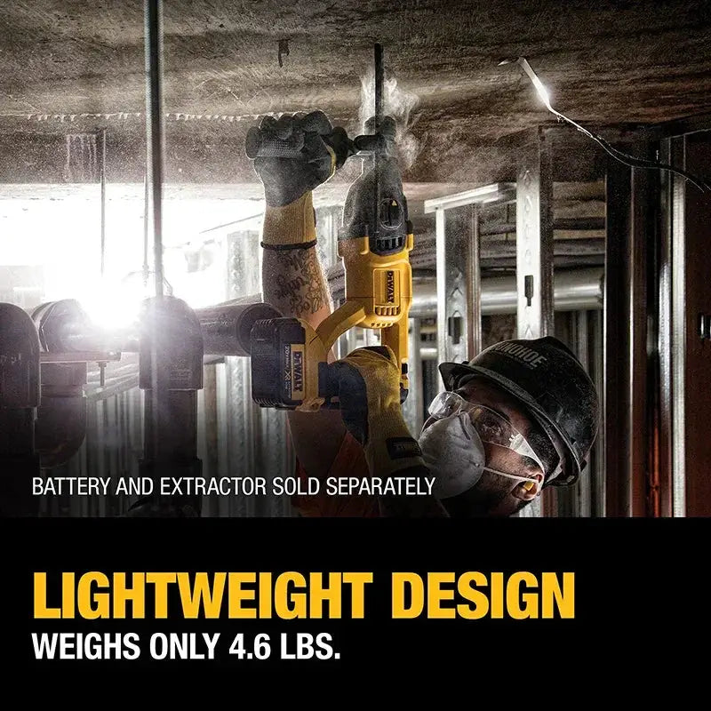 DCH133 20V Brushless Rotary Hammer Tool Lightweight Design
