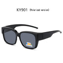 Men's UV400 Polarized Sunglasses Frame for Myopia Drivers