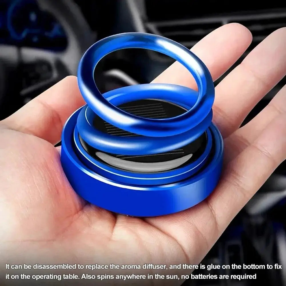 Solar Auto Aromatherapy Rotating Car Air Fresheners Interior