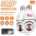 5G Smart Bulb Camera for Home Surveillance with Detection
