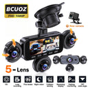 BCUOZ Dashcam Front Rear Left Right Car Cameras Super Night