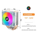 ICE400SE Air CPU Cooler for Intel AMD Systems Silent Cooling