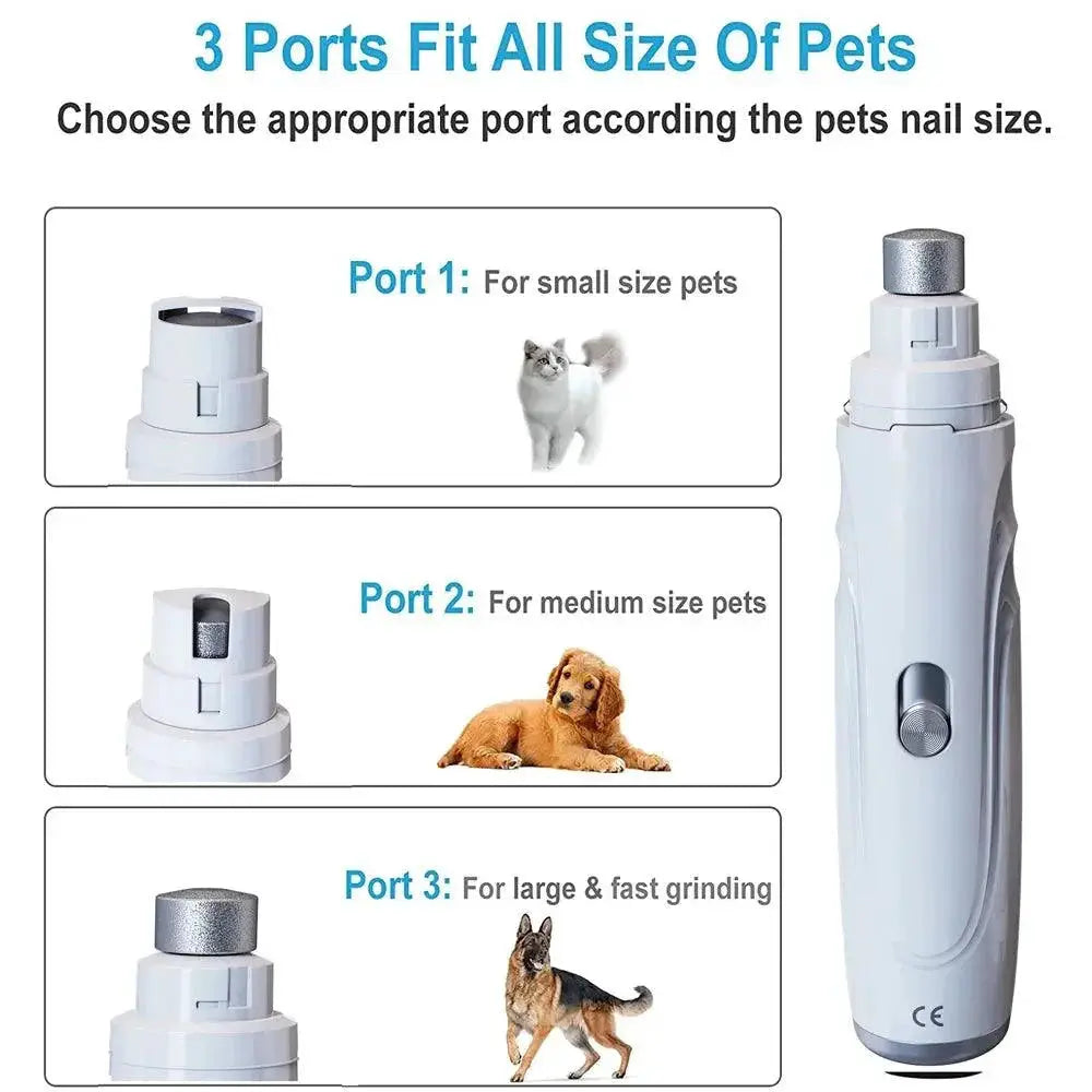 Electric Pet Nail Grinder Safe And Quiet Grooming Tool