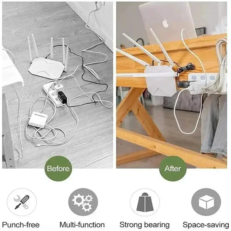 Multi Purpose Transparent Hooks Double Sided Adhesive