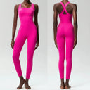 Plus Size Yoga Jumpsuit - Super Stretch Back